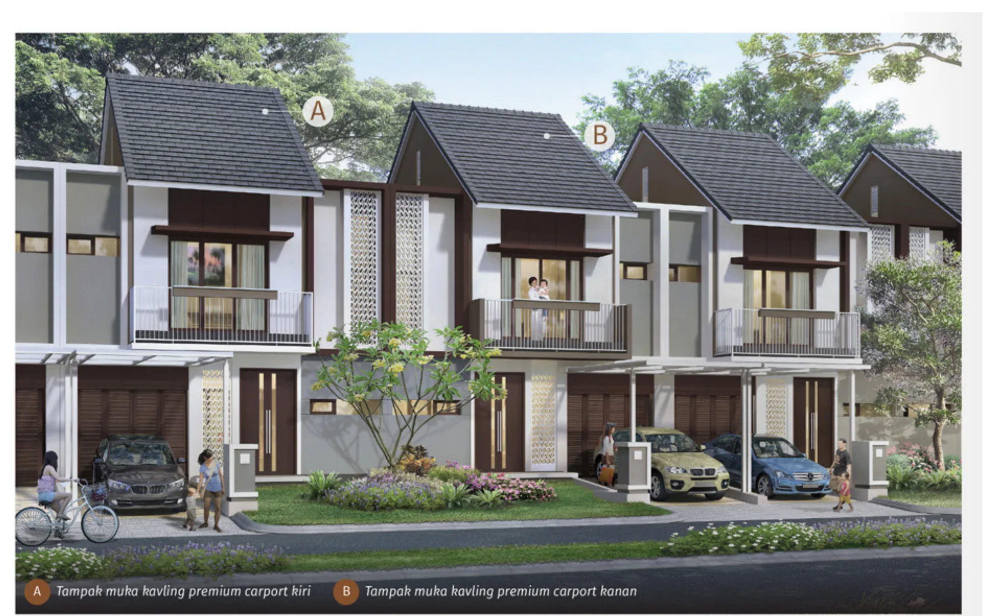 Cynthia 8 Premium — streetscape modern, krawangan & balkon
