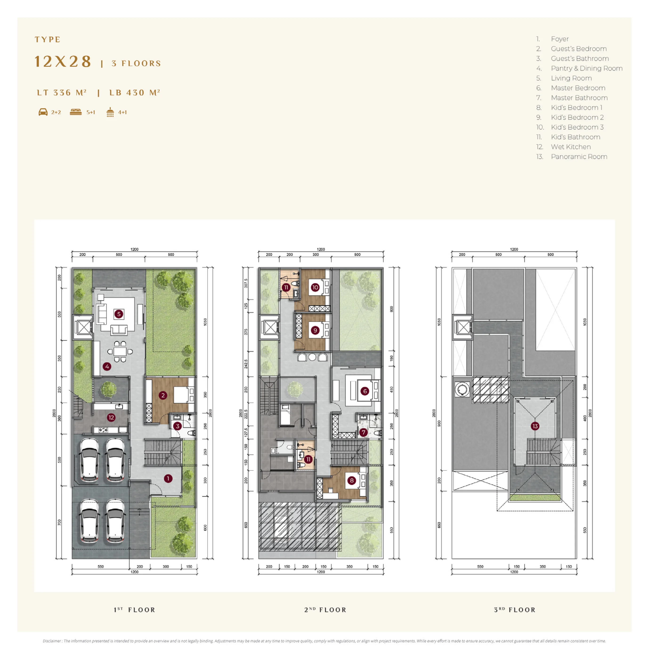 Xandari 12×28 — Floorplan